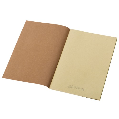 Блокнот "Monet", гибкая обложка A5 из моющегося крафта, 32 листа, натуральный