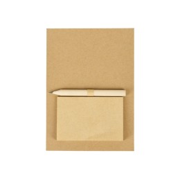 Магнит с блокнотом и карандашом для заметок "Magny", натуральный