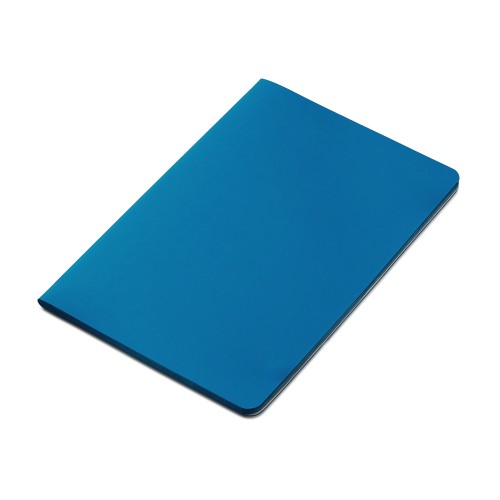 Блокнот "Audrey" А5 на сшивке в гибкой обложке софт-тач, синий