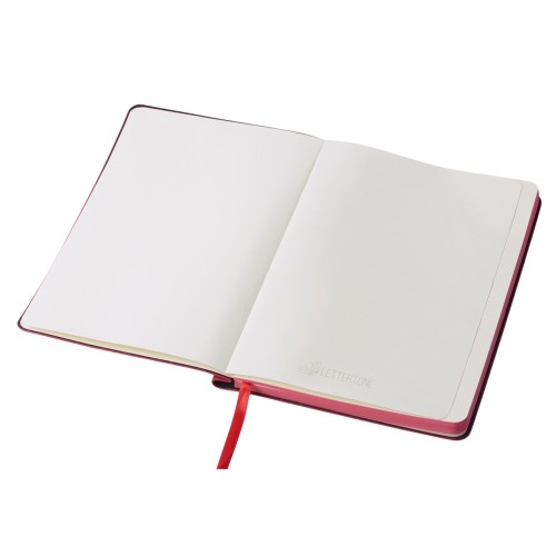 Блокнот А5 "Notepeno Max", 96 листов 80 гр/м2 белой FSC бумаги, красный