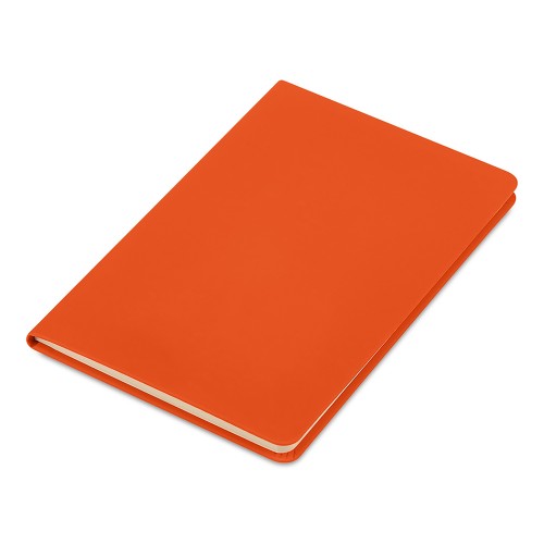 Блокнот в твердой обложке A5 «Виспи 2.0» в клетку, оранжевый