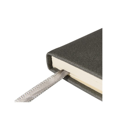 Блокнот А5  "City" на резинке, серый