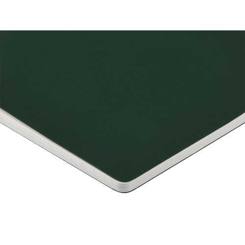 Тетрадь с каменной бумагой А5 "Carrara" 40 л., линейка, зеленый