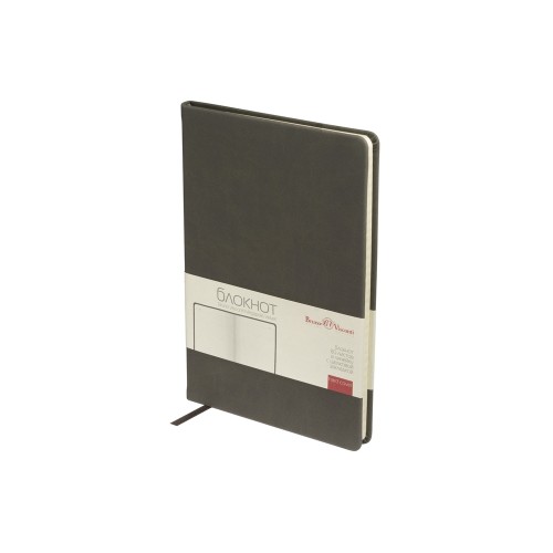 Блокнот А5 "Megapolis Velvet", серый