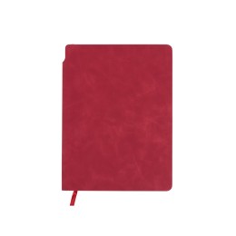 Блокнот А5 "Notepeno Max", 96 листов 80 гр/м2 белой FSC бумаги, красный