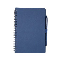 Slate многоразовый набор из блокнота в мягкой обложке и ручки - Темно - синий