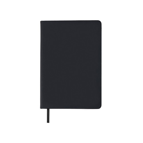 Бизнес-блокнот "С3" софт-тач с магнитом, твердая обложка, 96 листов, черный