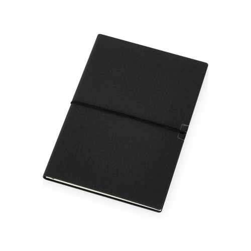 Блокнот "Horizon" с горизонтальной резинкой, гибкая обложка, 80 листов, черный