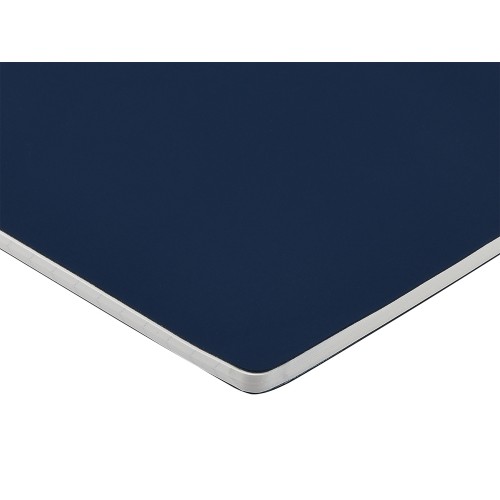 Тетрадь с каменной бумагой А5 "Carrara" 40 л., линейка, темно-синий