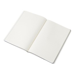 Блокнот "Audrey" А5 на сшивке в гибкой обложке софт-тач, черный