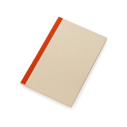 Блокнот А5 из переработанного тростника и RPET "Adiantum", 80 листов, гибкая обложка, красный