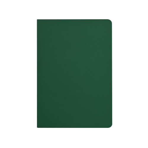 Бизнес-тетрадь А5 "Pragmatic Contrast", 40 листов в клетку, темно-зеленый с салатовым срезом