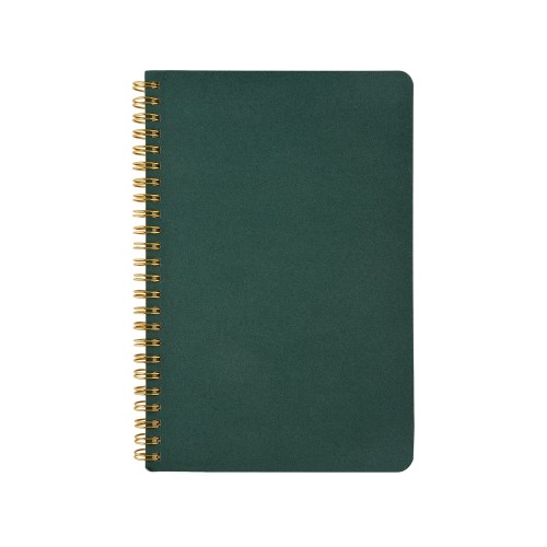 Бизнес тетрадь на гребне А5 "Pragmatic", 60 листов в клетку, зеленый