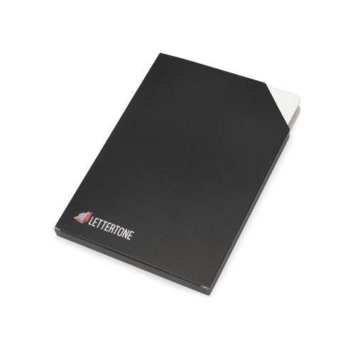 Блокнот «Notepeno» А5 с тонированными линованными страницами, белый