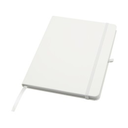 Teak блокнот А5 из переработан. материала в твердой обложке с линован. страницами - Белый