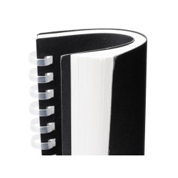 Блокнот на мягкой спирали А6 "Sahara", 60 листов 70 гр/м2, черный