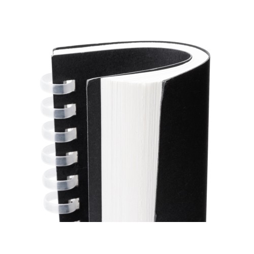 Блокнот на мягкой спирали А6 "Sahara", 60 листов 70 гр/м2, черный