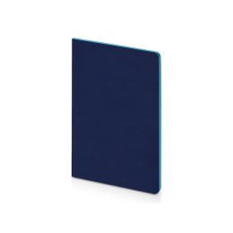 Бизнес-тетрадь А5 "Pragmatic Contrast", 40 листов в клетку, темно-синий с бирюзовым срезом