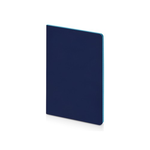 Бизнес-тетрадь А5 "Pragmatic Contrast", 40 листов в клетку, темно-синий с бирюзовым срезом