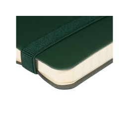 Блокнот А5  "City Flex" на резинке, зеленый