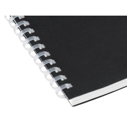 Блокнот на мягкой спирали А6 "Sahara", 60 листов 70 гр/м2, черный