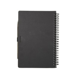 Slate многоразовый набор из блокнота в мягкой обложке и ручки - сплошной черный