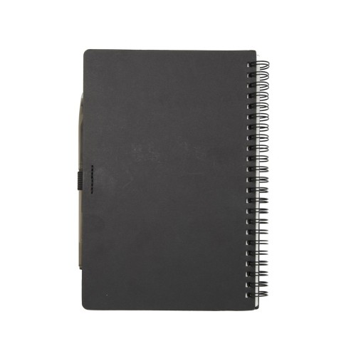 Slate многоразовый набор из блокнота в мягкой обложке и ручки - сплошной черный