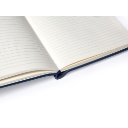 Бизнес блокнот А5 "Monoi" с клапаном, твердая обложка, 128 листов, темно-синий