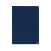 Блокнот в твердом переплете Karst формата A5, темно-синий