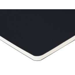 Скетчбук "Sketch & Art" в мягком переплете 178х230 мм, 32 л. бежевой бумаги 100 г/м2, черный