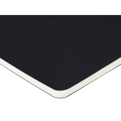 Скетчбук "Sketch & Art" в мягком переплете 178х230 мм, 32 л. бежевой бумаги 100 г/м2, черный