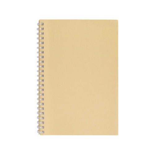 Блокнот на мягкой спирали А5 "Sahara", 60 листов 70 гр/м2, натуральный