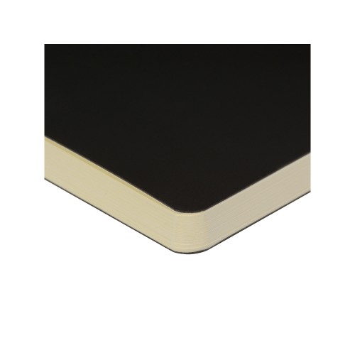 Скетчбук "Sketch & Art" в мягком переплете 179х250 мм, 80 л. бежевой бумаги 100 гр., черный