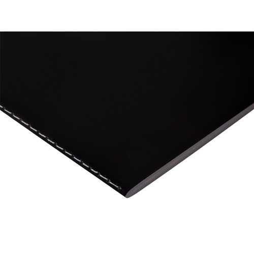 Бизнес-тетрадь А5 "Pragmatic Contrast", 40 листов в клетку, черный с черным срезом