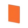 Бизнес-тетрадь А5 "Pragmatic Contrast", 40 листов в клетку, оранжевый с темно-серым срезом