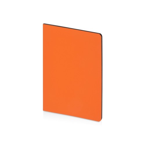 Бизнес-тетрадь А5 "Pragmatic Contrast", 40 листов в клетку, оранжевый с темно-серым срезом