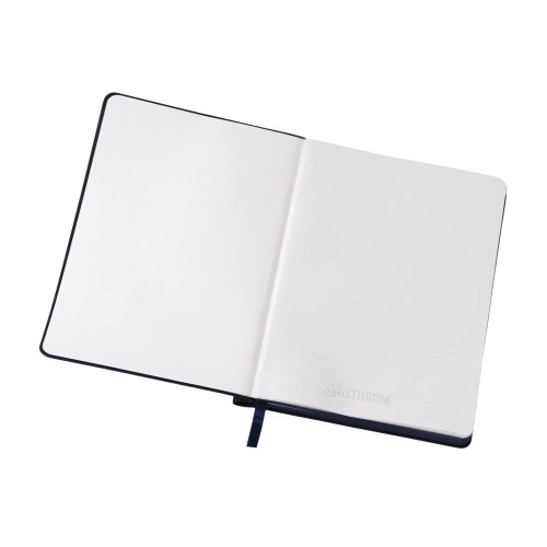 Блокнот А5 "Notepeno Max", 96 листов 80 гр/м2 белой FSC бумаги, темно-синий