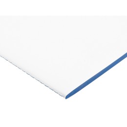 Бизнес-тетрадь А5 "Pragmatic Contrast", 40 листов в клетку, белый с голубым срезом