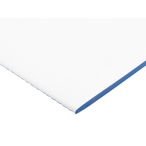 Бизнес-тетрадь А5 "Pragmatic Contrast", 40 листов в клетку, белый с голубым срезом