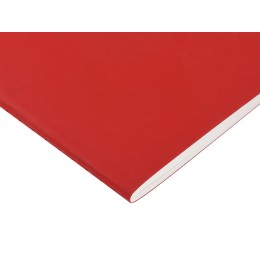 Тетрадь с каменной бумагой А5 "Carrara" 40 л., линейка, бордовый