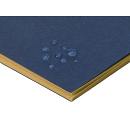 Блокнот "Monet", гибкая обложка A5 из моющегося крафта, 32 листа, темно-синий