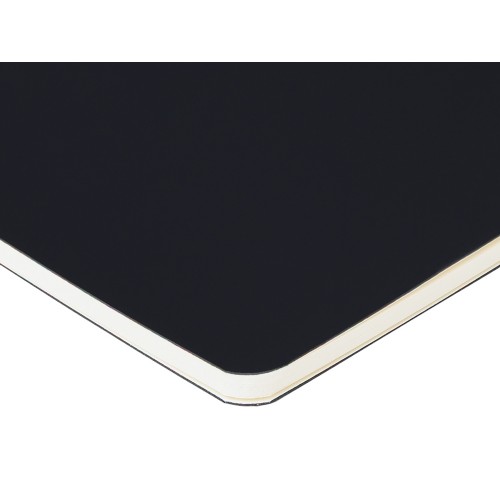 Скетчбук "Sketch & Art" в мягком переплете 147х210 мм, 32 л. бежевой бумаги 100 г/м2, черный