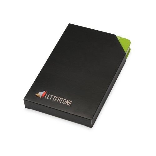 Блокнот А6 "Vision", Lettertone, зеленый