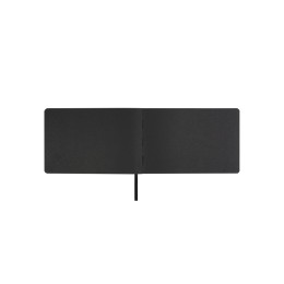 Скетчбук "Sketch & Art" в мягком переплете 210х140 мм, 48 л. черной бумаги 200 гр., черный