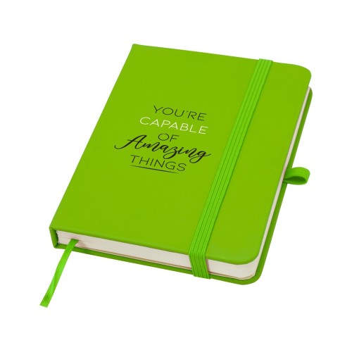 Блокнот Spectrum Plus формата A6 в твердой обложке - Зеленый лайм