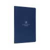 Блокнот в твердом переплете Karst формата A5, темно-синий