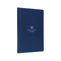 Блокнот в твердом переплете Karst формата A5, темно-синий