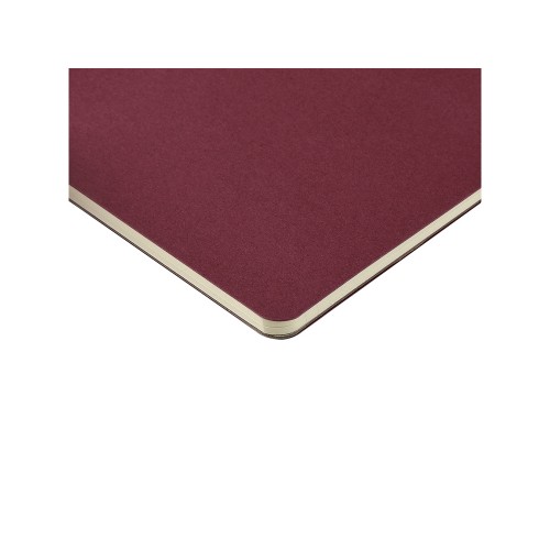 Бизнес тетрадь на гребне А5 "Pragmatic", 60 листов в клетку, бордовый