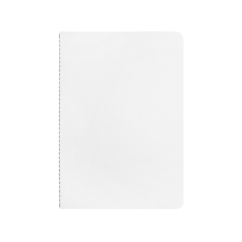 Бизнес-тетрадь А5 "Pragmatic Contrast", 40 листов в клетку, белый с черным срезом