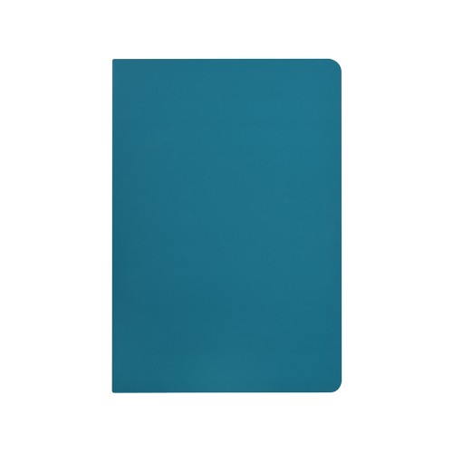 Бизнес-тетрадь А5 "Pragmatic Contrast", 40 листов в клетку, морская волна с черным срезом